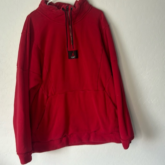 Red men’s Jordan quarter zip up - Picture 1 of 3